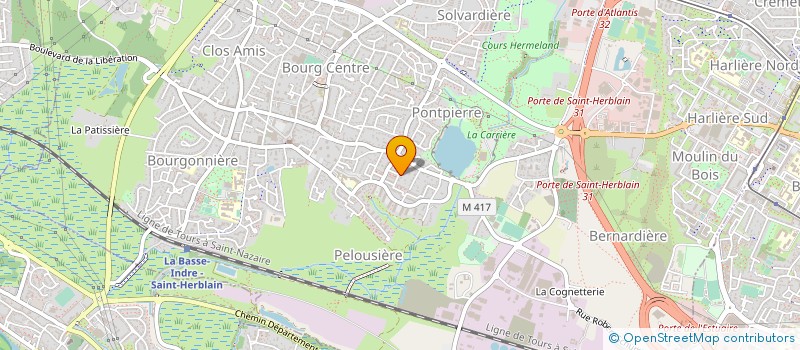 localisation de l'entreprise MONSIEUR XAVIER VINET à SAINT-HERBLAIN