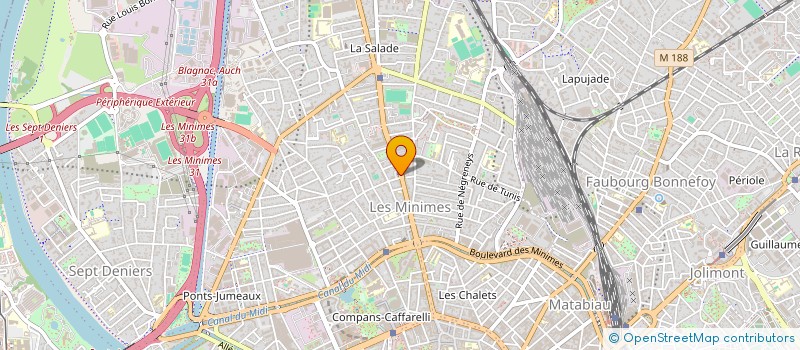 localisation de l'entreprise MONSIEUR XAVIER VIROT à TOULOUSE