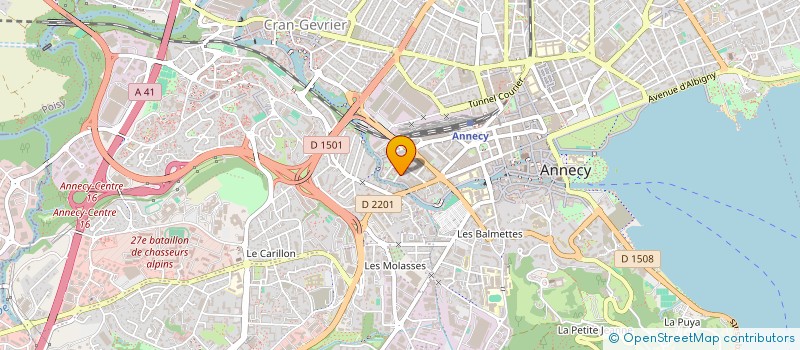 localisation de l'entreprise MONSIEUR XAVIER VOISIN à ANNECY