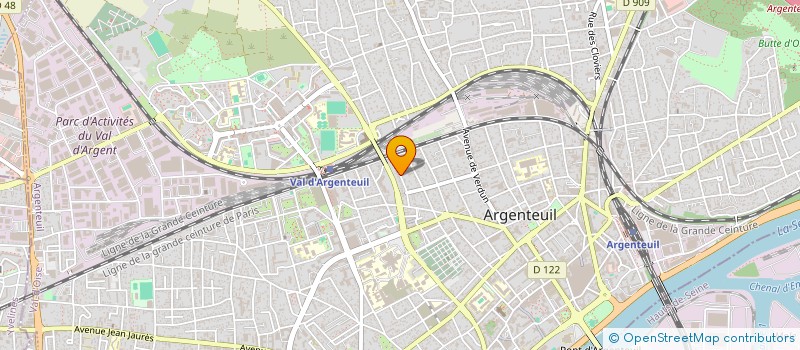 localisation de l'entreprise MONSIEUR XAVIER WANSARD  ARGENTEUIL