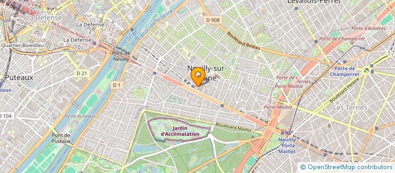 localisation de l'entreprise MONSIEUR XAVIER WILLAUME à NEUILLY-SUR-SEINE