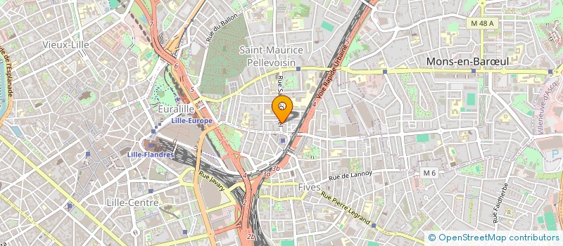 localisation de l'entreprise MONSIEUR XAVIER WOORONS à LILLE
