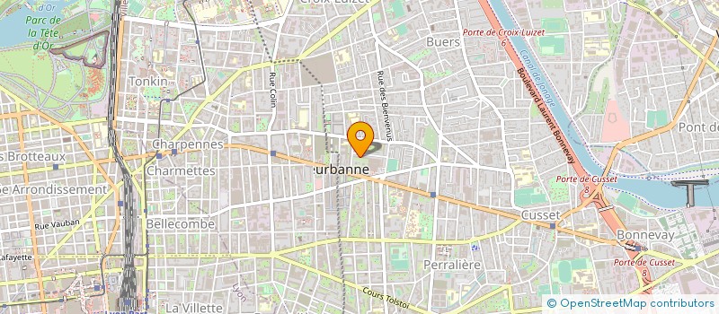 localisation de l'entreprise MONSIEUR XAVIER YSEUX  VILLEURBANNE