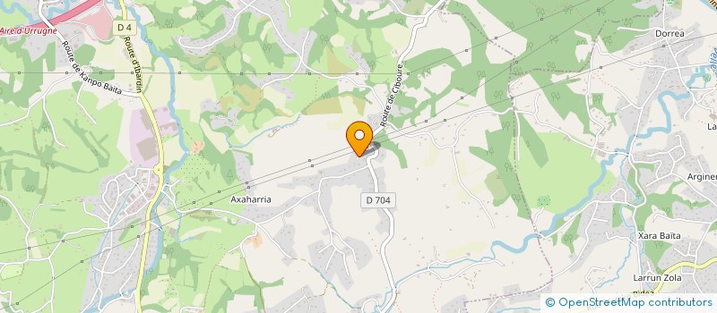 localisation de l'entreprise MONSIEUR XAVIER ZOZAYA à URRUGNE