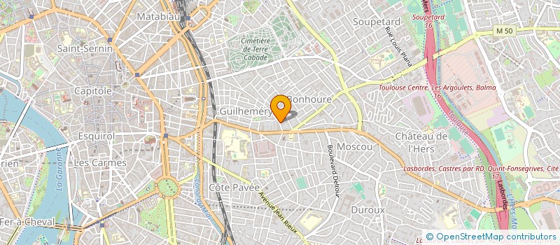 localisation de l'entreprise MONSIEUR XENKI HULLIN à TOULOUSE