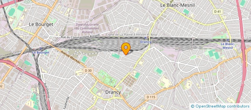 localisation de l'entreprise MONSIEUR XERMIN CAMBLONG  DRANCY