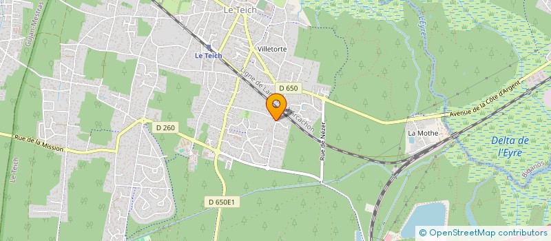 localisation de l'entreprise MONSIEUR XEROM CIVIL  LE TEICH