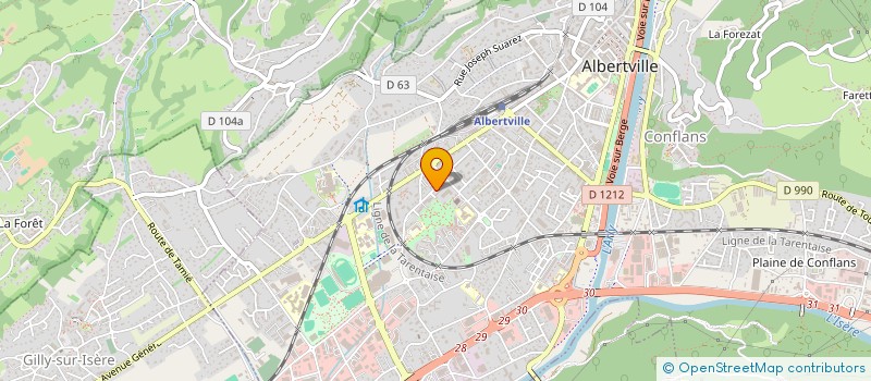 localisation de l'entreprise MONSIEUR XHAFER SHALA  ALBERTVILLE