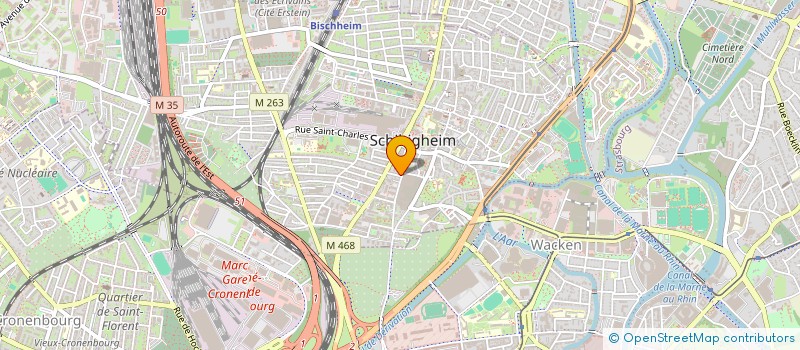 localisation de l'entreprise MONSIEUR XHASTIN IBRAHIMI  SCHILTIGHEIM