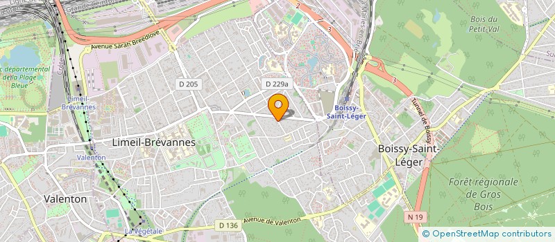 localisation de l'entreprise MONSIEUR XHAVIT RATKOCERI  LIMEIL-BREVANNES