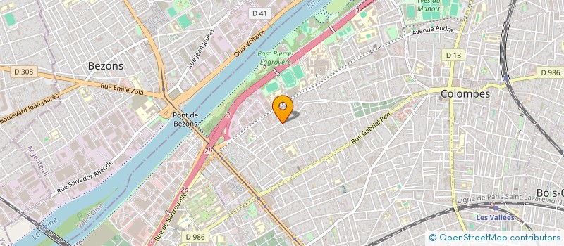 localisation de l'entreprise MONSIEUR XHAVIT TAFOLLI à COLOMBES