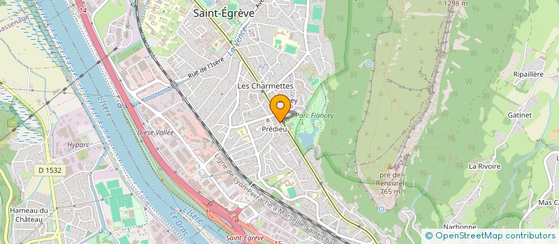 localisation de l'entreprise MONSIEUR XHEKSON MILAQI  SAINT-EGREVE