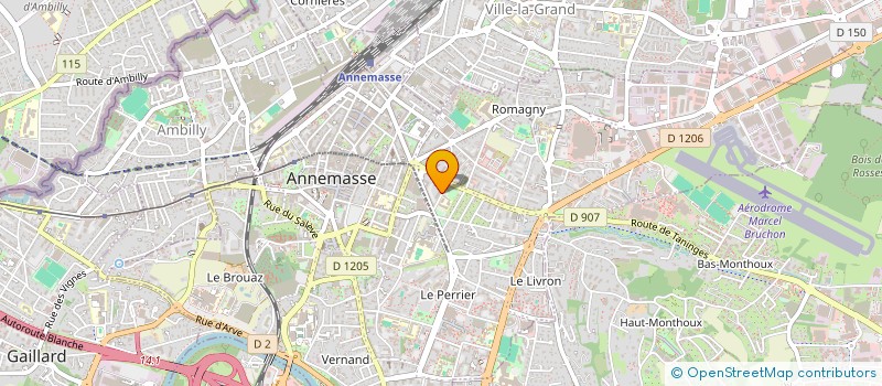localisation de l'entreprise MONSIEUR XHELAL VISHI à ANNEMASSE