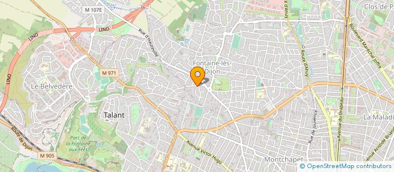 localisation de l'entreprise MONSIEUR XHEMAJL BEQIRI  FONTAINE-LES-DIJON