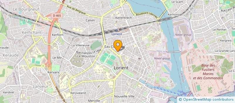 localisation de l'entreprise MONSIEUR XHEVAHIR DANI  LORIENT