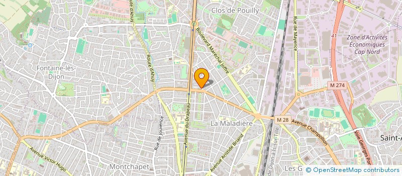 localisation de l'entreprise MONSIEUR XHEVDET HOXHA  DIJON