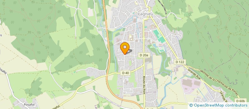 localisation de l'entreprise MONSIEUR XHINO GJEKA à LAGNIEU
