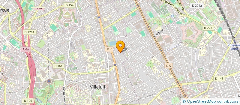 localisation de l'entreprise MONSIEUR XI SUN  VILLEJUIF