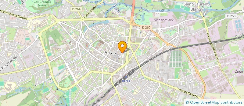 localisation de l'entreprise MONSIEUR XIANG LI à ARRAS