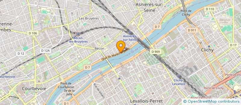 localisation de l'entreprise MONSIEUR XIANG ZHENG  COURBEVOIE