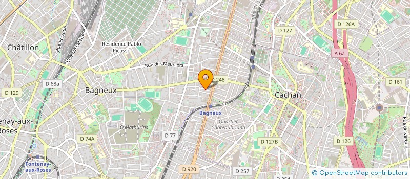 localisation de l'entreprise MONSIEUR XIANGLONG ZHOU à BAGNEUX