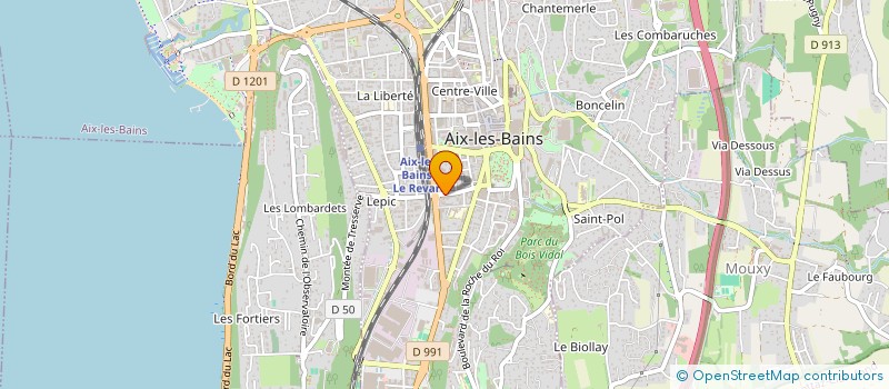 localisation de l'entreprise MONSIEUR XIANGMING JIANG  AIX-LES-BAINS