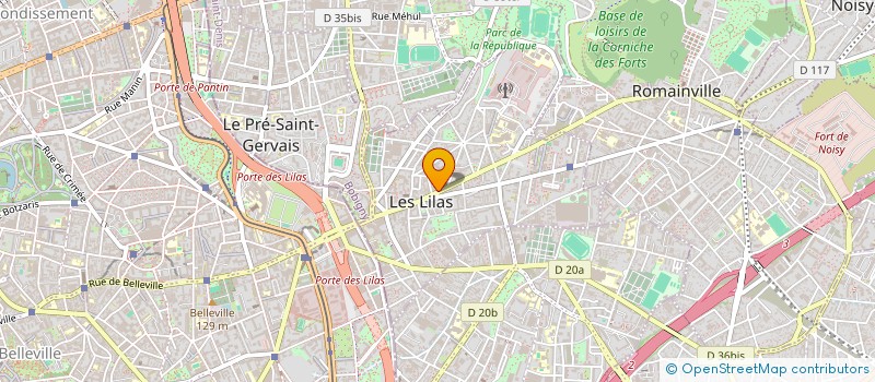 localisation de l'entreprise MONSIEUR XIAO HU à LES LILAS