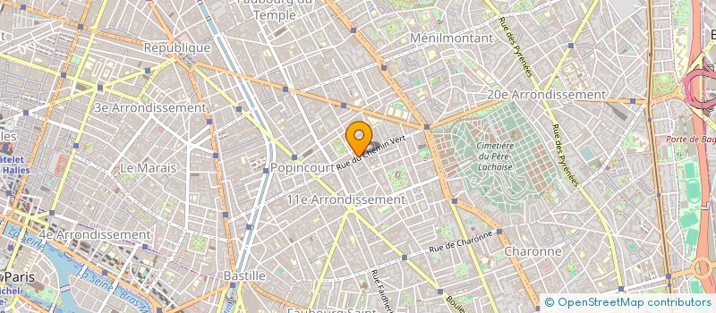 localisation de l'entreprise MONSIEUR XIAO-LI CAO  PARIS