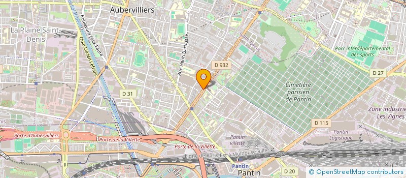 localisation de l'entreprise MONSIEUR XIAO REN  AUBERVILLIERS