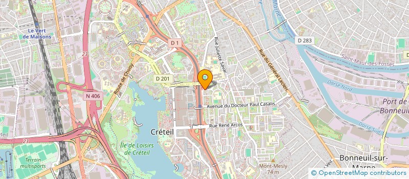 localisation de l'entreprise MONSIEUR XIAOBIN LIN  CRETEIL