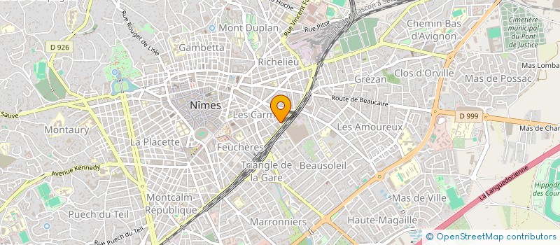 localisation de l'entreprise MONSIEUR XIAOFENG MOU  NIMES