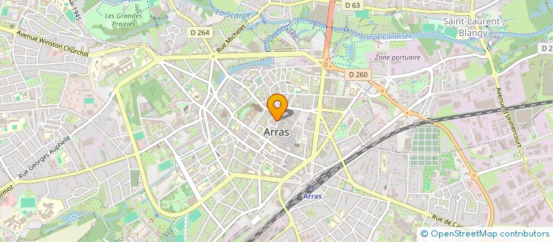 localisation de l'entreprise MONSIEUR XIAOJIANG LI à ARRAS
