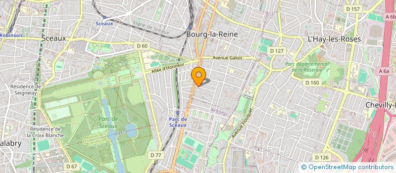 localisation de l'entreprise MONSIEUR XIAOLONG WANG à BOURG-LA-REINE