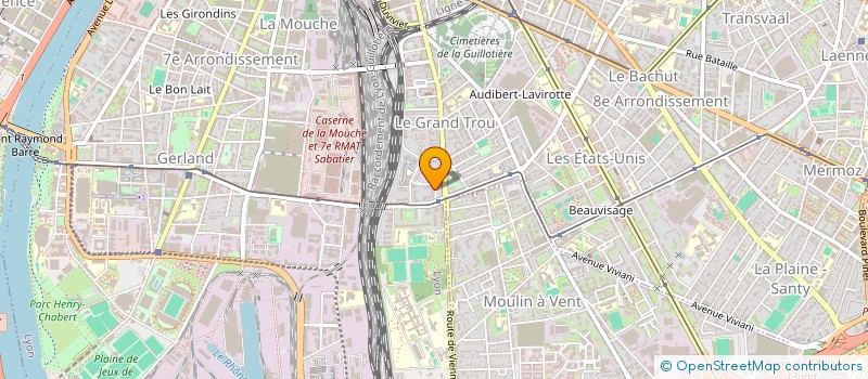 localisation de l'entreprise MONSIEUR XIAOMIN HUO  LYON