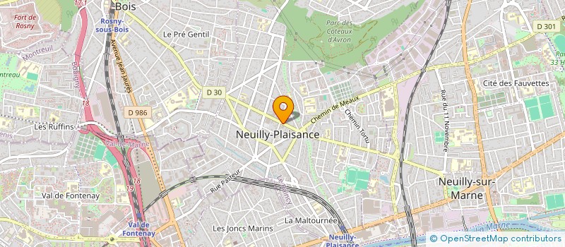 localisation de l'entreprise MONSIEUR XIAOMING LIN à NEUILLY-PLAISANCE