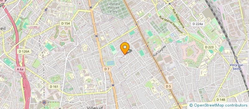 localisation de l'entreprise MONSIEUR XIAOOU XU  VILLEJUIF