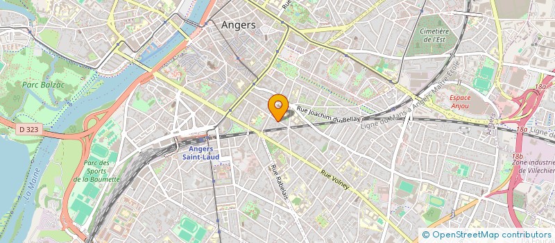 localisation de l'entreprise MONSIEUR XIAOPING WU  ANGERS