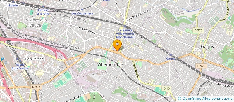 localisation de l'entreprise MONSIEUR XIAOQIN SANG  CHELLES