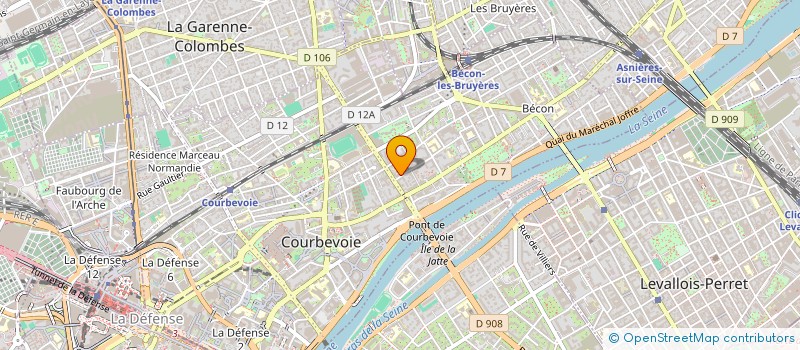 localisation de l'entreprise MONSIEUR XIAOYE WANG à COURBEVOIE