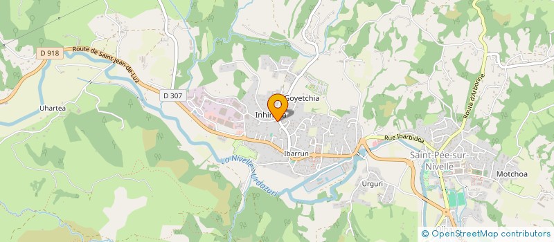 localisation de l'entreprise MONSIEUR XIMUN DENIS  SAINT-PEE-SUR-NIVELLE