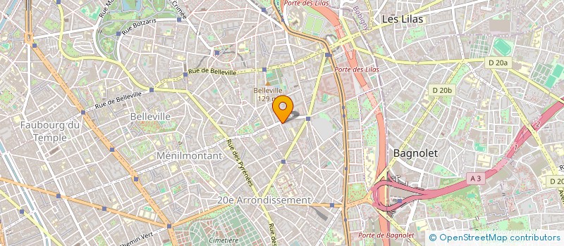 localisation de l'entreprise MONSIEUR XINHUI XU  PARIS