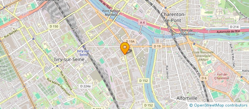 localisation de l'entreprise MONSIEUR XINING WEI  IVRY-SUR-SEINE