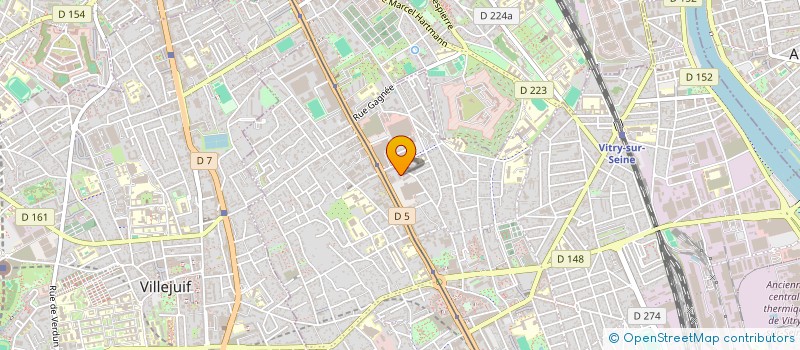 localisation de l'entreprise MONSIEUR XINJUN WANG  VITRY-SUR-SEINE