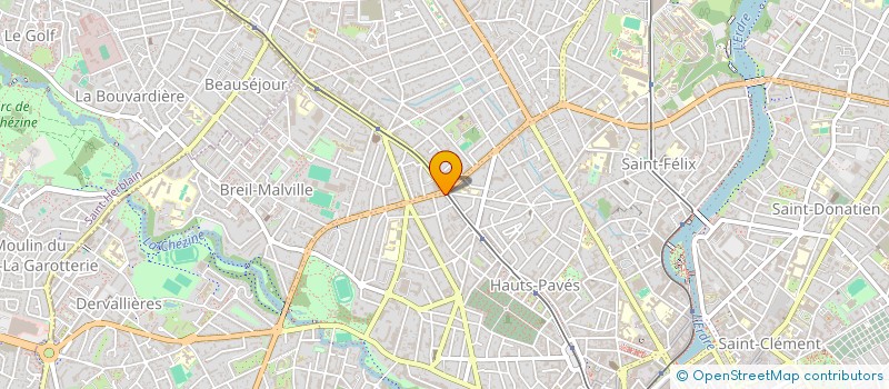 localisation de l'entreprise MONSIEUR XINLE CAI à NANTES
