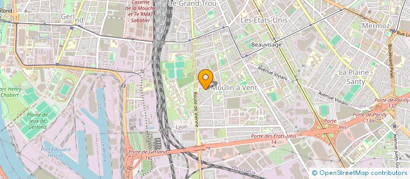 localisation de l'entreprise MONSIEUR XUAN VU  VENISSIEUX