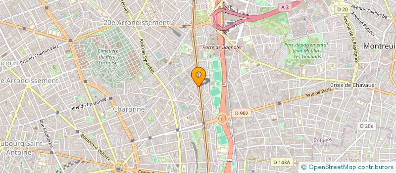 localisation de l'entreprise MONSIEUR XUANWU ZHAO  PARIS