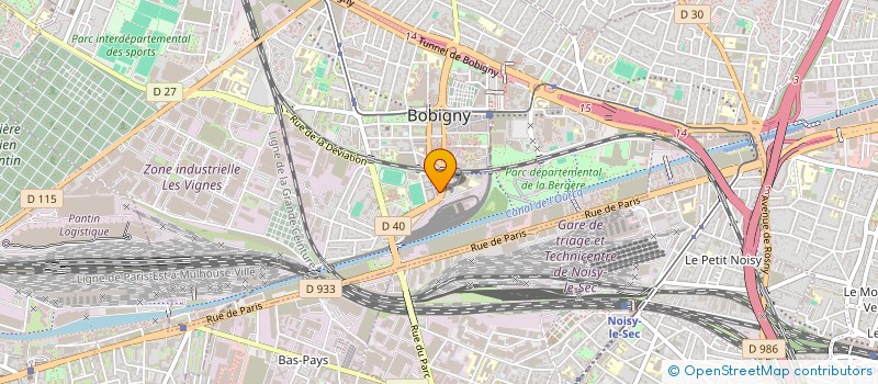 localisation de l'entreprise MONSIEUR XUEZHOU DU  BOBIGNY