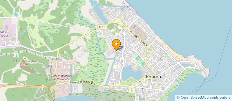 localisation de l'entreprise MONSIEUR XUYI ZHAN à KOUROU