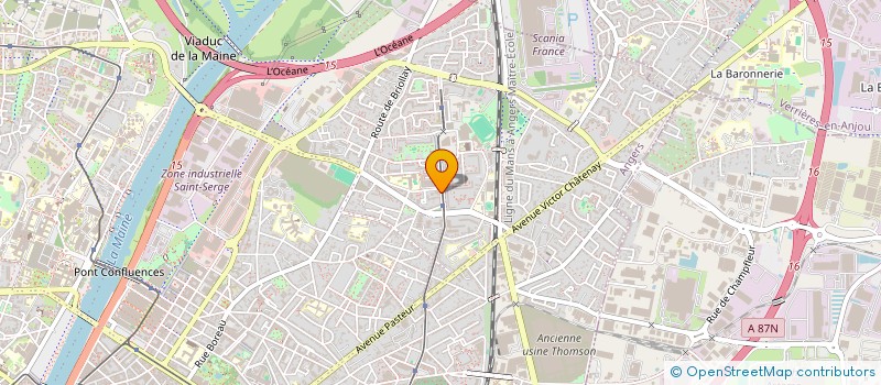 localisation de l'entreprise MONSIEUR XXX ABAKAR GARGOUM  ANGERS