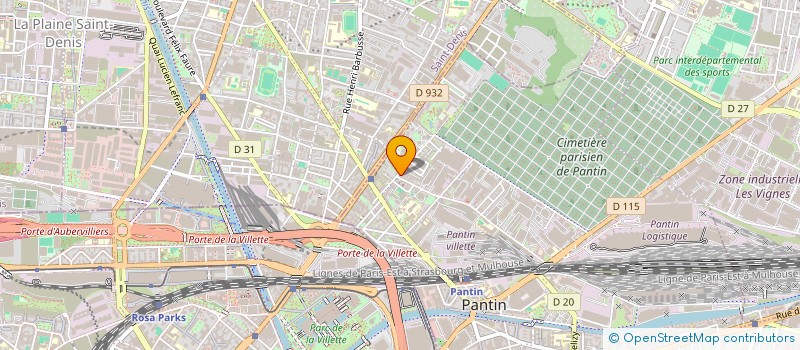 localisation de l'entreprise MONSIEUR XXX AKLIMA AKTER  PANTIN